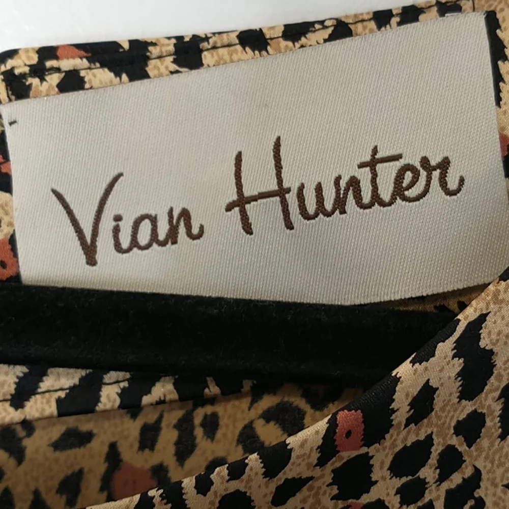 Vian Hunter animal print silk sheath dress - Picture 3 of 6